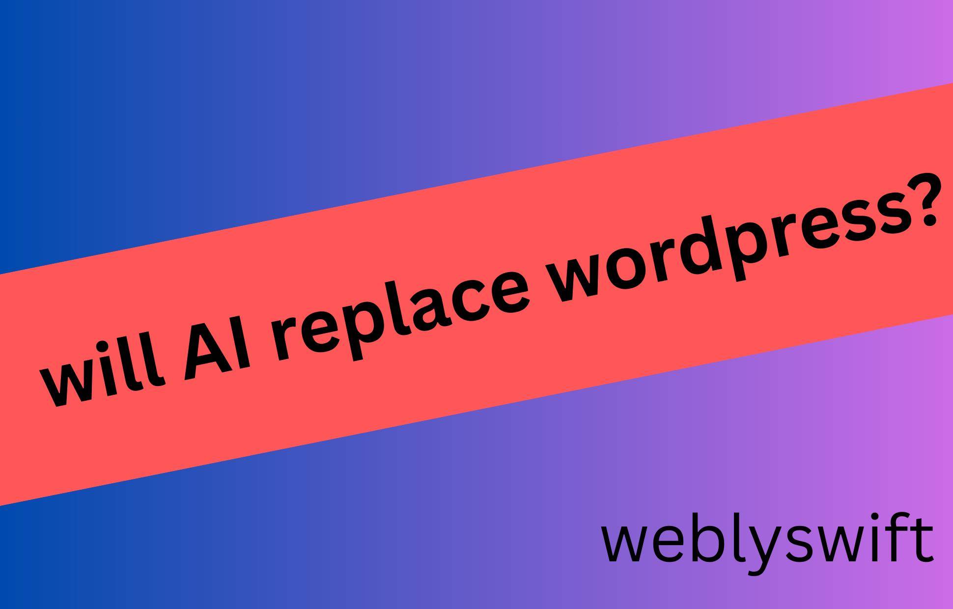 Will AI Replace WordPress Developers?