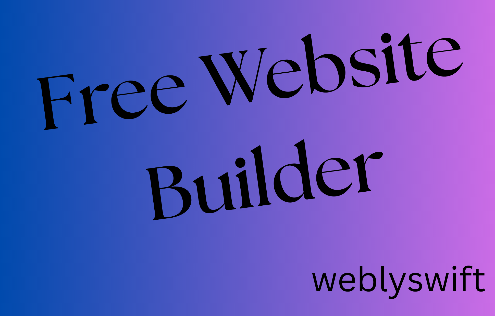 Free Website Builder